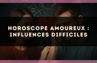 Horoscope amoureux : influences difficiles