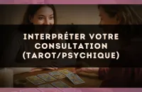 🔮 Interpréter votre consultation (tarot/psychique)