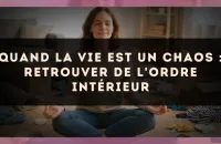 Quand la vie est un chaos : retrouver de l'ordre intérieur