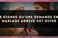 5 signes qu'une demande en mariage arrive cet hiver