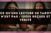 Ce qu'une lecture de tarot n'est pas : idées reçues et vérité