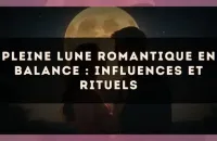 Pleine lune romantique en Balance : influences et rituels