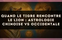 🐯🦁 Quand le Tigre rencontre le Lion : astrologie chinoise vs occidentale