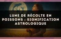 Lune de récolte en Poissons : signification astrologique