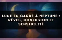 Lune en carré à Neptune : rêves, confusion et sensibilité
