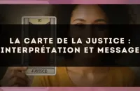⚖️ La carte de la Justice : interprétation et message
