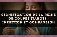 👑 Signification de la Reine de Coupes (tarot) : intuition et compassion