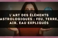 🔮 L'art des éléments astrologiques : feu, terre, air, eau expliqués