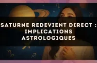 🪐 Saturne redevient direct : implications astrologiques