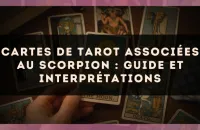 Cartes de tarot associées au Scorpion : guide et interprétations