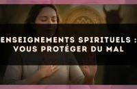 Enseignements spirituels : vous protéger du mal