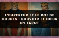 L'Empereur et le Roi de Coupes : pouvoir et cœur en tarot