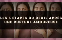 Les 5 étapes du deuil après une rupture amoureuse
