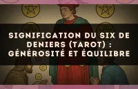 Signification du Six de Deniers (tarot) : générosité et équilibre