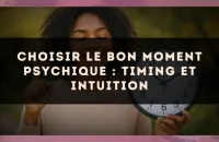 Choisir le bon moment psychique : timing et intuition
