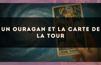 Un ouragan et la carte de la Tour