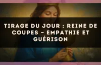 Tirage du jour : Reine de Coupes — empathie et guérison
