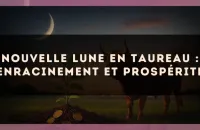 Nouvelle Lune en Taureau : enracinement et prospérité