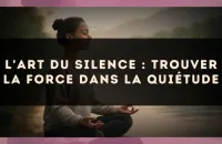 L'art du silence : trouver la force dans la quiétude