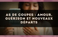 As de Coupes : amour, guérison et nouveaux départs