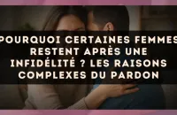 Pourquoi certaines femmes restent après une infidélité ? Les raisons complexes du pardon