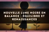 Nouvelle Lune noire en Balance : équilibre et renaissances