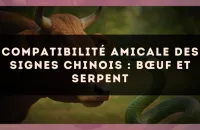 Compatibilité amicale des signes chinois : Bœuf et Serpent