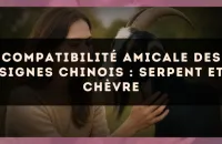 Compatibilité amicale des signes chinois : Serpent et Chèvre