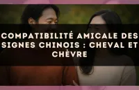 Compatibilité amicale des signes chinois : Cheval et Chèvre