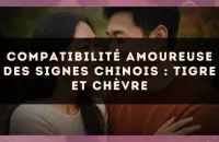 Compatibilité amoureuse des signes chinois : Tigre et Chèvre