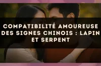 Compatibilité amoureuse des signes chinois : Lapin et Serpent