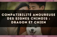 Compatibilité amoureuse des signes chinois : Dragon et Chien