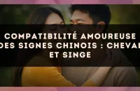Compatibilité amoureuse des signes chinois : Cheval et Singe