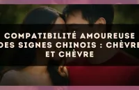 Compatibilité amoureuse des signes chinois : Chèvre et Chèvre
