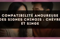Compatibilité amoureuse des signes chinois : Chèvre et Singe
