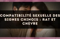 Compatibilité sexuelle des signes chinois : Rat et Chèvre