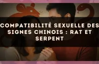 Compatibilité sexuelle des signes chinois : Rat et Serpent
