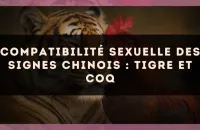 Compatibilité sexuelle des signes chinois : Tigre et Coq