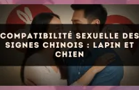 Compatibilité sexuelle des signes chinois : Lapin et Chien
