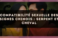 Compatibilité sexuelle des signes chinois : Serpent et Cheval