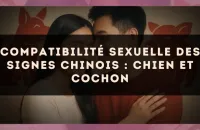 Compatibilité sexuelle des signes chinois : Chien et Cochon