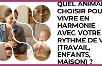 Test - Quel animal choisir pour vivre en harmonie avec votre rythme de vie (travail, enfants, maison) ?