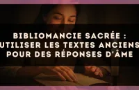 Bibliomancie sacrée : utiliser les textes anciens pour des réponses d'âme