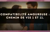 Compatibilité amoureuse : Chemin de Vie 1 et 11.