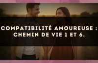 Compatibilité amoureuse : Chemin de Vie 1 et 6.