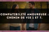 Compatibilité amoureuse : Chemin de Vie 1 et 7.