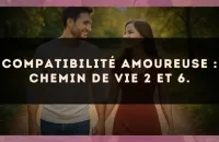 Compatibilité amoureuse : Chemin de Vie 2 et 6.