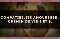 Compatibilité amoureuse : Chemin de Vie 2 et 8.