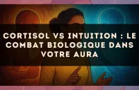 Cortisol vs Intuition : le combat biologique dans votre aura