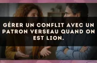 Gérer un conflit avec un patron Verseau quand on est Lion.